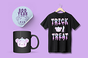 Pastel Goth Halloween Font, a Handwritten Font by Babymimiart (Thumbnail 5 of 8)