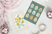 Folk Spring – Easter Bunny Clipart, a Decorative Illustration by Jenny Quince (Thumbnail 2 of 14)