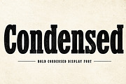 Condensed, a Slab Serif Font by Wow Magic (Thumbnail 1 of 5)