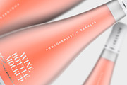 Frosted Bottle Mockup - Rose Wine, a Product Mockup by Graxaim Mock-up (Thumbnail 6 of 6)
