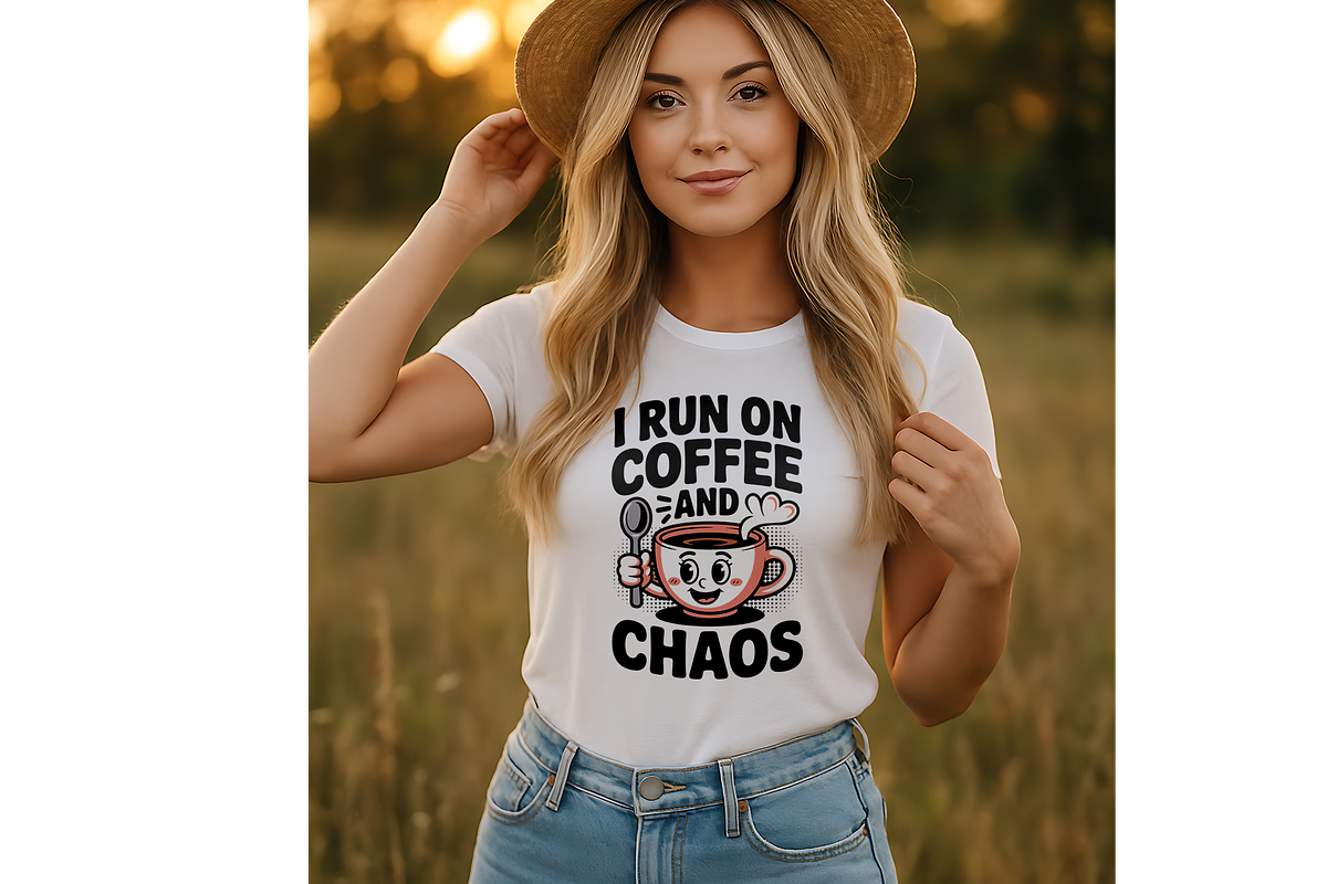 Coffee And Chaos Retro Cup SVG, a Food Illustration by Annudesign (Photo 3 of 6)
