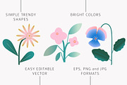 Gradient Flowers: posters, elements, an Object Graphic by Lena Nikolaeva (Thumbnail 4 of 17)
