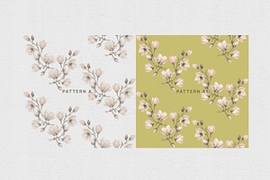 Magnolia Watercolor Collection