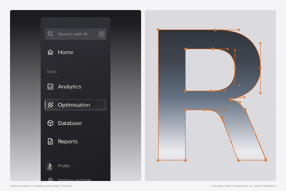 Swinston Sans Variable Typeface, a Sans Serif Font by Yasir Ekinci (Photo 6 of 17)