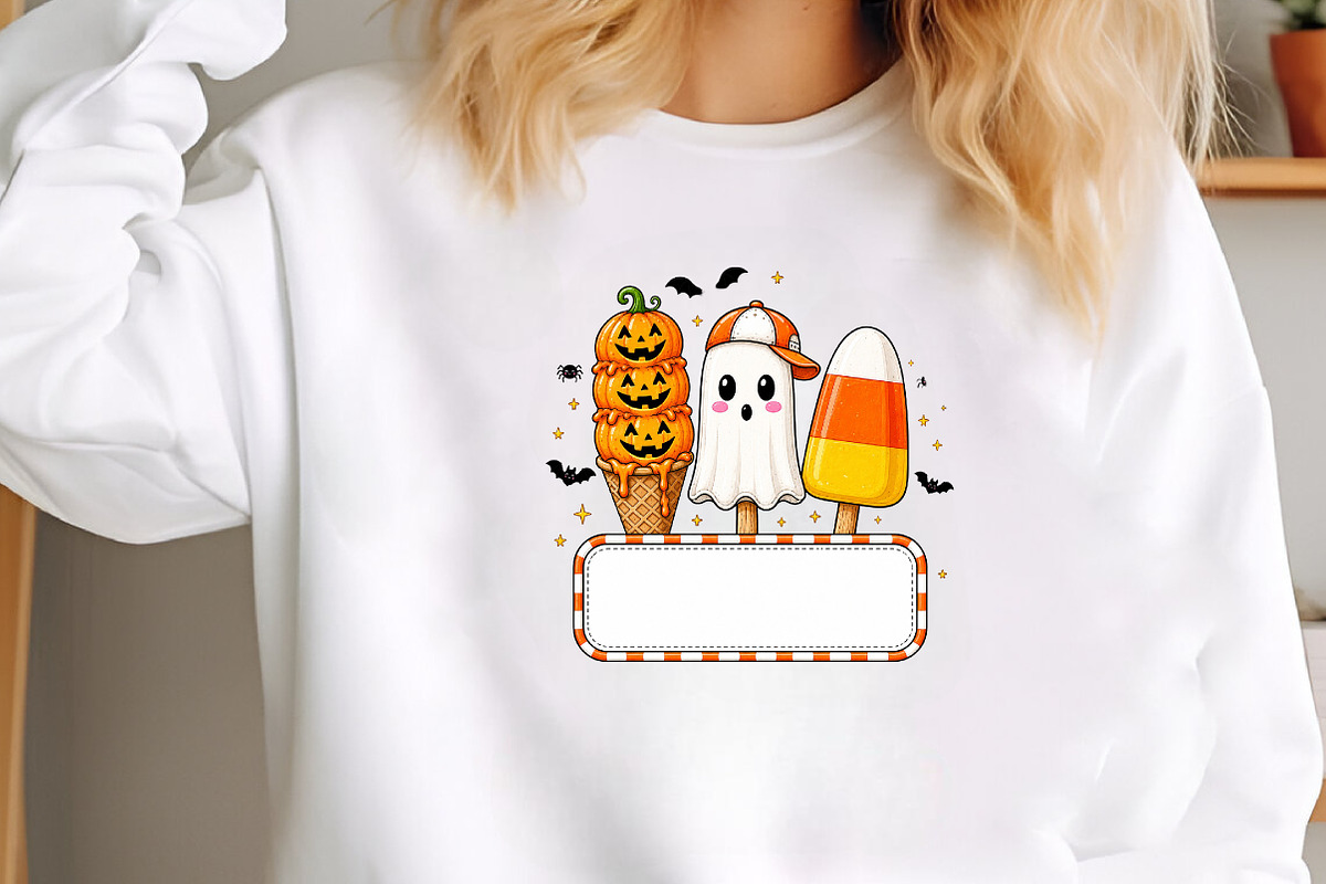 Personalized Kids Halloween Name PNG, a Seasonal Illustration by CraftArtStudio (Photo 3 of 4)
