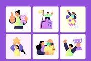 45 Success Flat Illustrations, a Person Illustration by Prosymbols (Thumbnail 9 of 10)