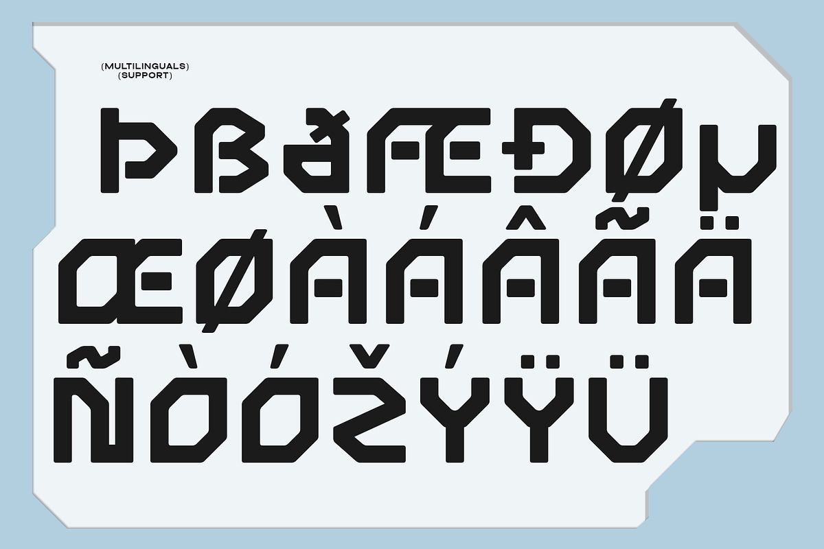 Dragnes - Futuristic Sci-fi Font, a Sans Serif Font by Drizy (Photo 7 of 10)