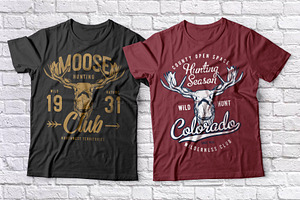 Hunting T-shirts Set