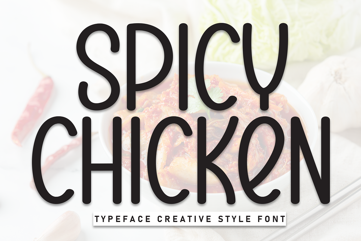 Spicy Chicken | Script Font, a Script Font by Scratchones (Photo 1 of 8)