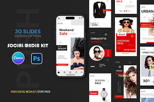 Social Media Story|Canva & Photoshop, a Social Media Template by Artisan Vibes