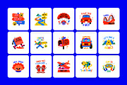 World Travel Stickers, a Duotone Icon by Vectors Market (Thumbnail 5 of 8)