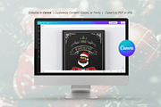 Christmas Greeting Card Template, a Flyer Template by DesignDevisers (Thumbnail 6 of 8)