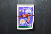 Freestyle wrestling fight posters, a Sport Illustration by PaperTrident (Thumbnail 7 of 7)