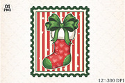 Christmas Coquette Stamps Clipart, an Illustration by Libby Wishes (Thumbnail 6 of 11)
