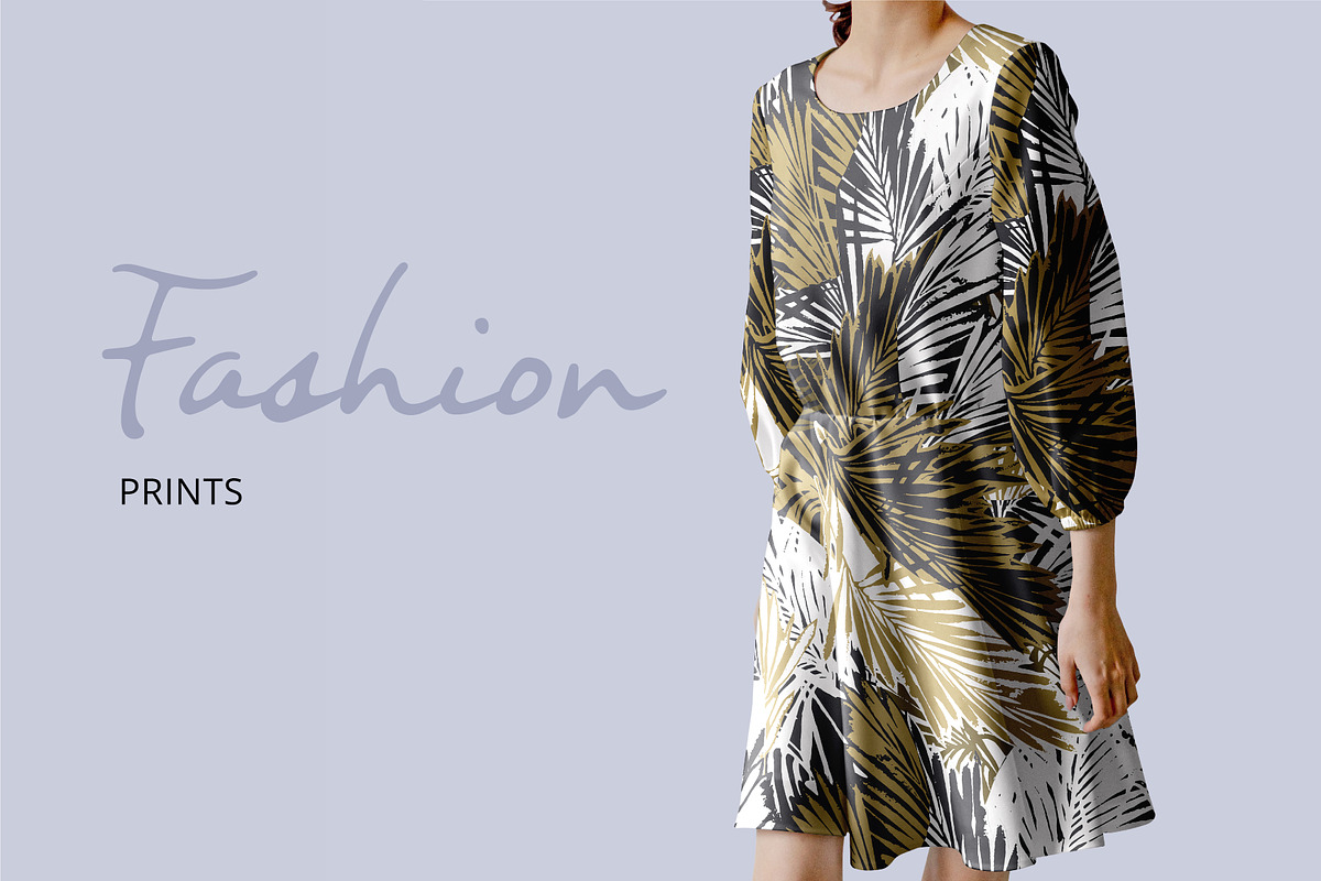 Palm Abstract Print Patterns, a Pattern Graphic by ASTUDIO (Photo 4 of 9)