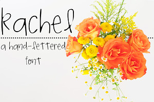 RACHEL Hand Lettered Font