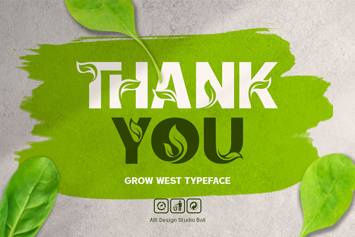 Grow West Nature Typeface, a Sans Serif Font by alit design (Photo 16 of 16)