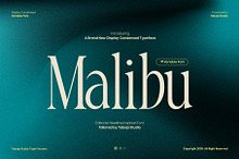TBJ Malibu Condensed Display Font