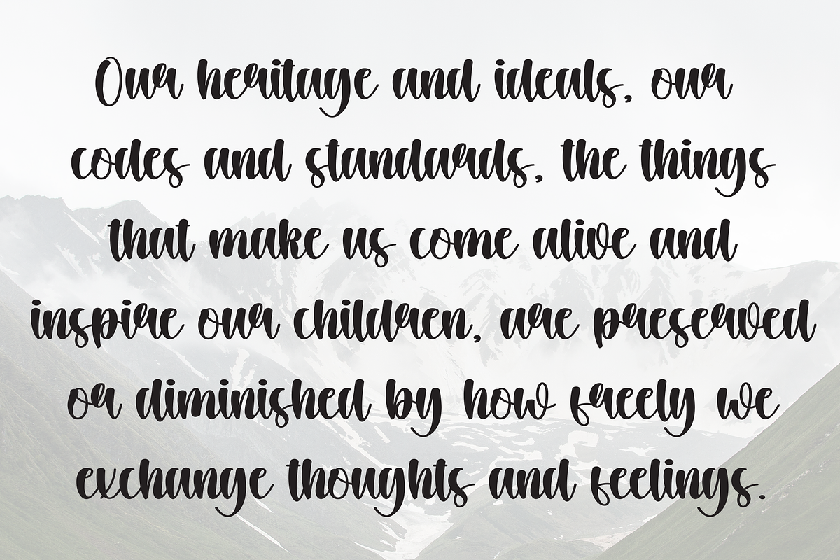 Thick Jacket | Script Font, a Handwritten Font by Scratchones (Photo 6 of 9)
