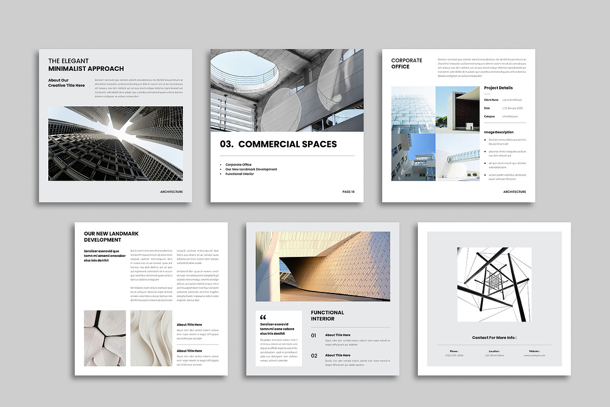 Architecture Portfolio Template preview 4