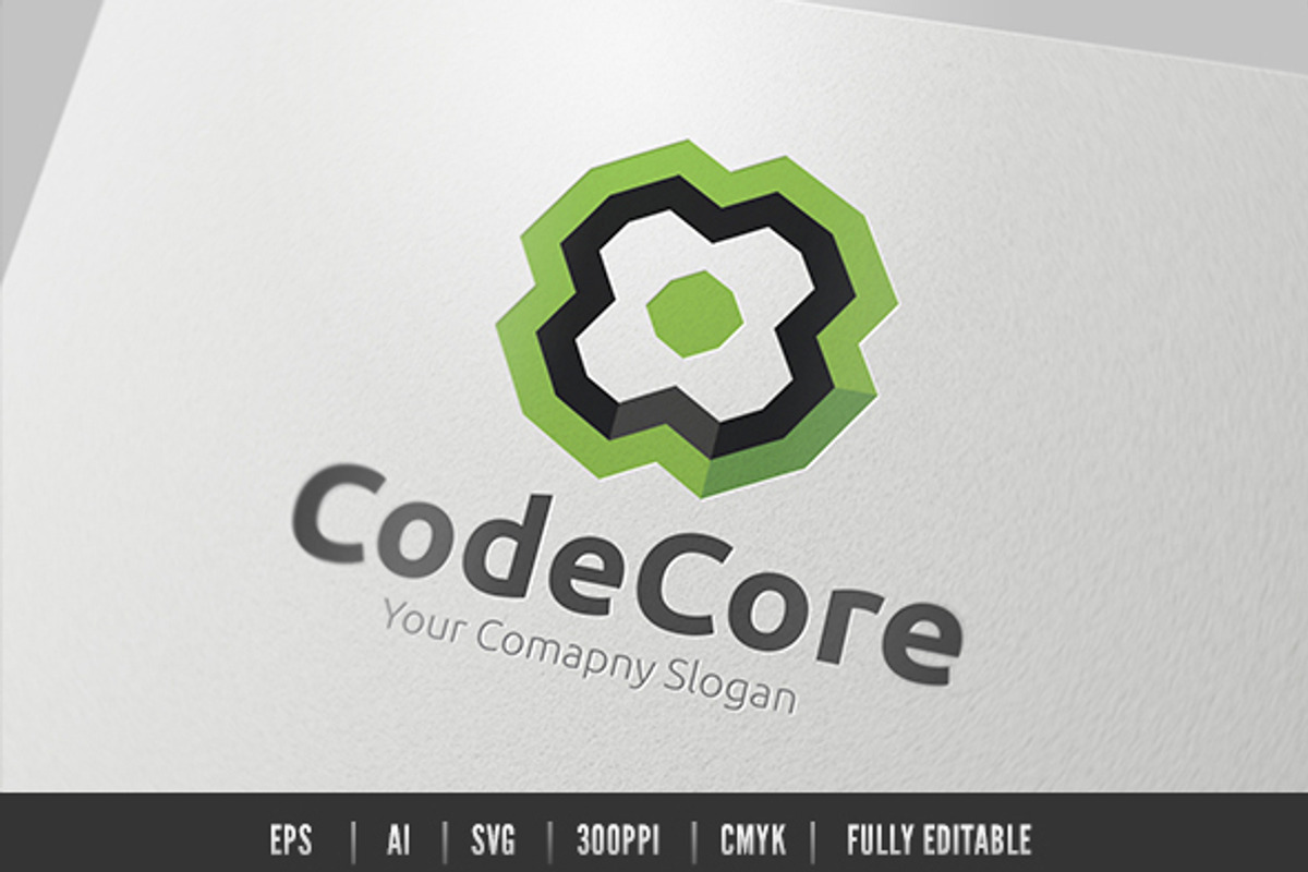 Code Core, a Branding & Logo Template by Vectorwins Premium Shop