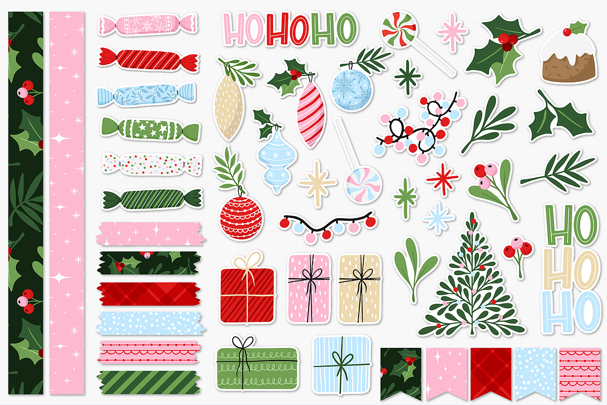 Seamless Christmas Digital Bundle, a Pattern Graphic by Paper Starr Studio (Photo 6 of 8)