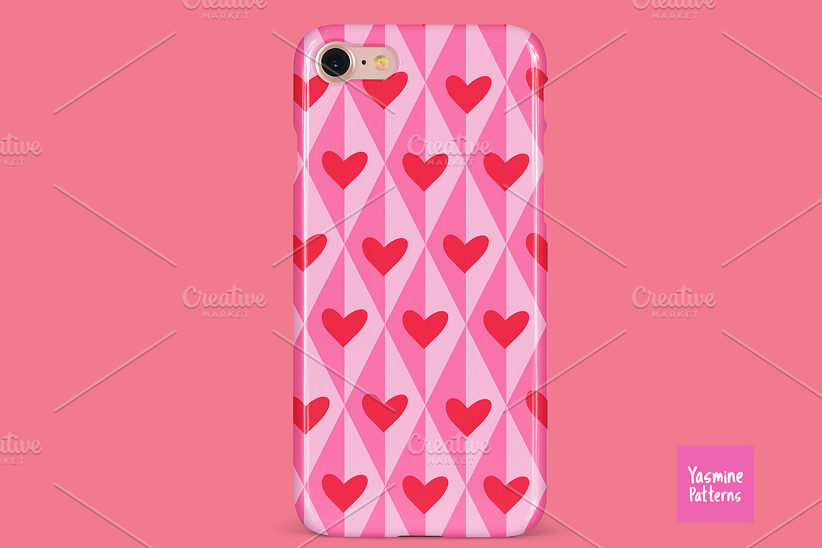 Mid Mod Love Patterns collection, a Pattern Graphic by Yasmine Patterns (Photo 8 of 8)