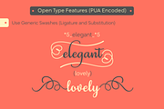 Karima - An Elegant Script, a Script Font by The Traveling Fox (Thumbnail 6 of 8)