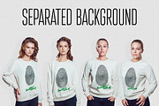 Sweatshirt Mock-Up, a Hoody Mockup by Freeman Studio (Thumbnail 2 of 6)
