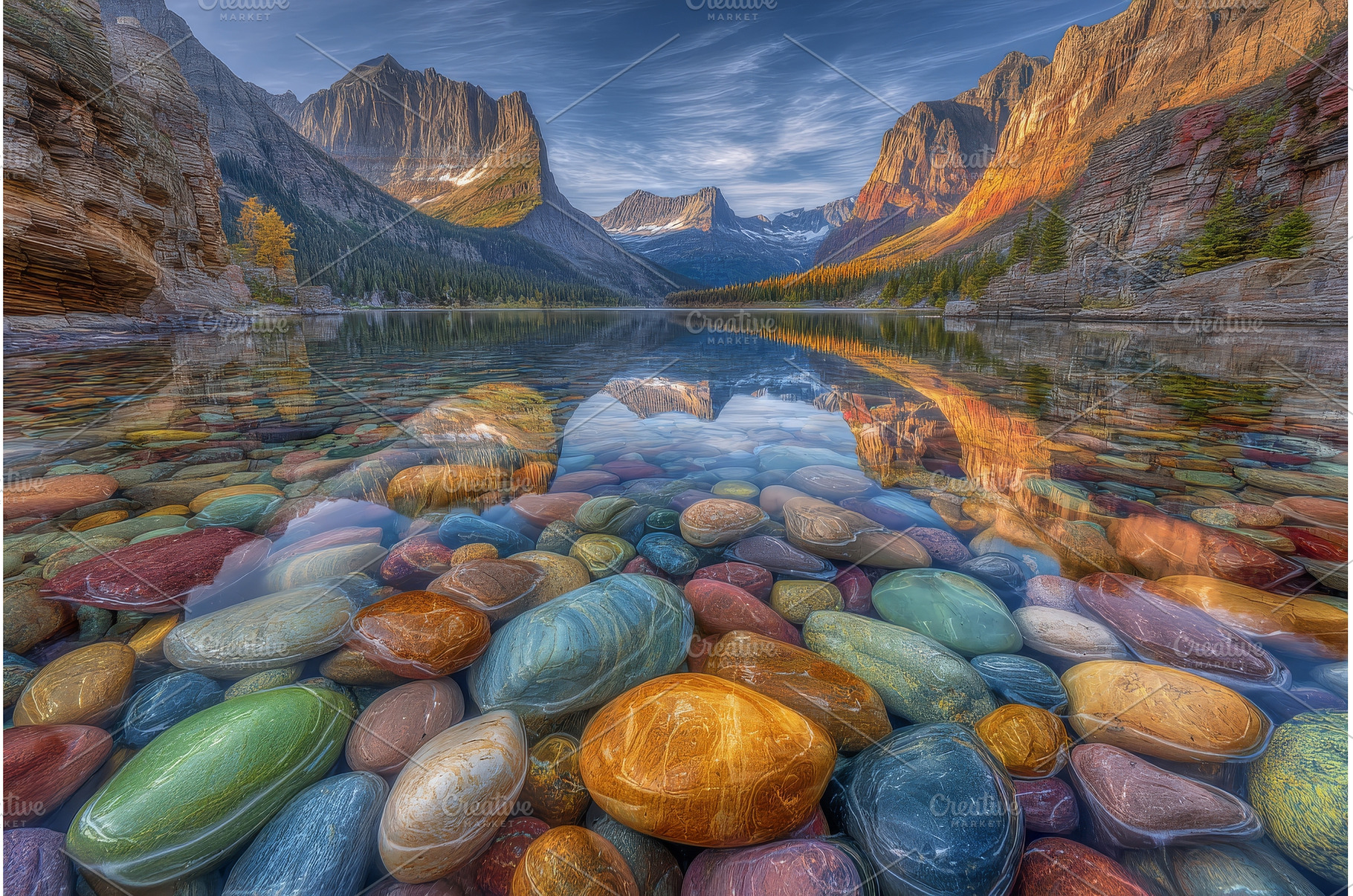 In Montana's Glacier National Park, a Nature Photo by ZinetroN