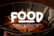 Chokas Sracki - Food Font, a Handwritten Font by QR Design Studio (Thumbnail 9 of 9)