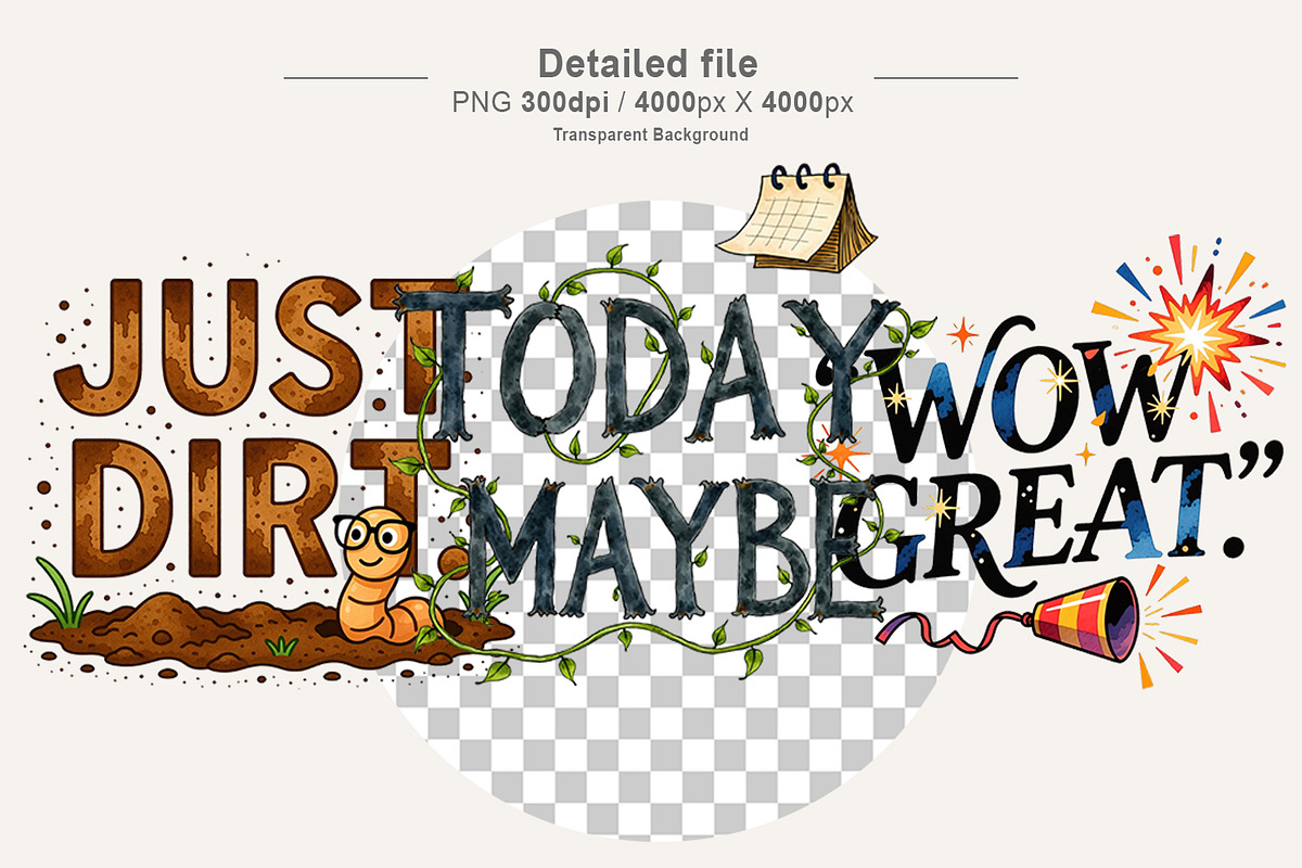 Sarcastic Watercolor Quote Clipart, an Illustration by Artnoy (Photo 4 of 8)
