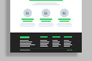 Modern Website Wireframe Template, a Wireframe Template by MightyDesign (Thumbnail 6 of 9)