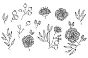 Line Floral Element, an Object Graphic by byherline (Thumbnail 2 of 4)