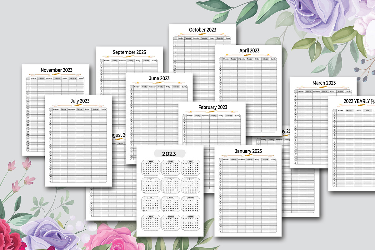 2024 2025 Two Years Planner, a Stationery Template by design_hut (Photo 3 of 3)