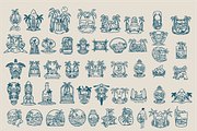 Vintage Tropical Paradise Collection, an Object Illustration by Rightwheels (Thumbnail 2 of 12)