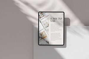 Minimal IPad & A4 Mockup Set