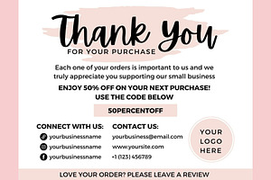 Business Thank You Card Canva 1