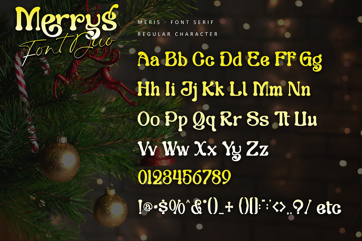 Merrys, a Serif Font by Letterara (Photo 8 of 14)