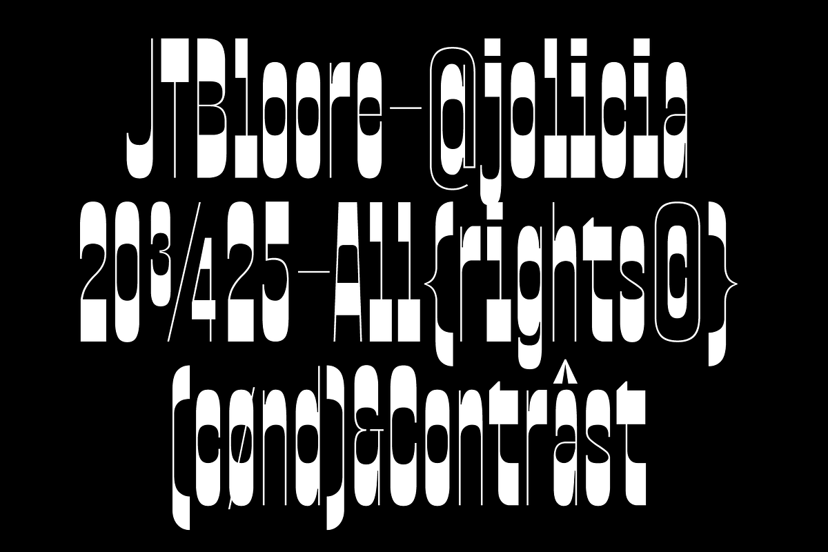 JT Bloore | Heading Font, a Sans Serif Font by Jolicia Type (Photo 3 of 13)
