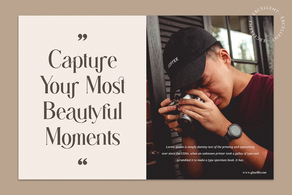 Gingko Ligature Typeface, a Serif Font by Graphicxell (Photo 8 of 11)