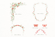 French roses with butterflies, a Decorative Illustration by AnnelyBlooms (Thumbnail 7 of 8)