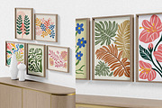 Modern Abstract Botanical Prints, a Wallpaper Graphic by Helospace (Thumbnail 3 of 10)