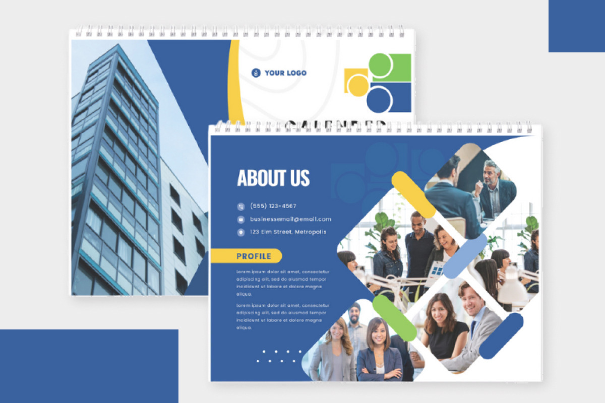 Desk Calendar Corporate 2025 Design, a Stationery Template by twinstd (Photo 3 of 3)