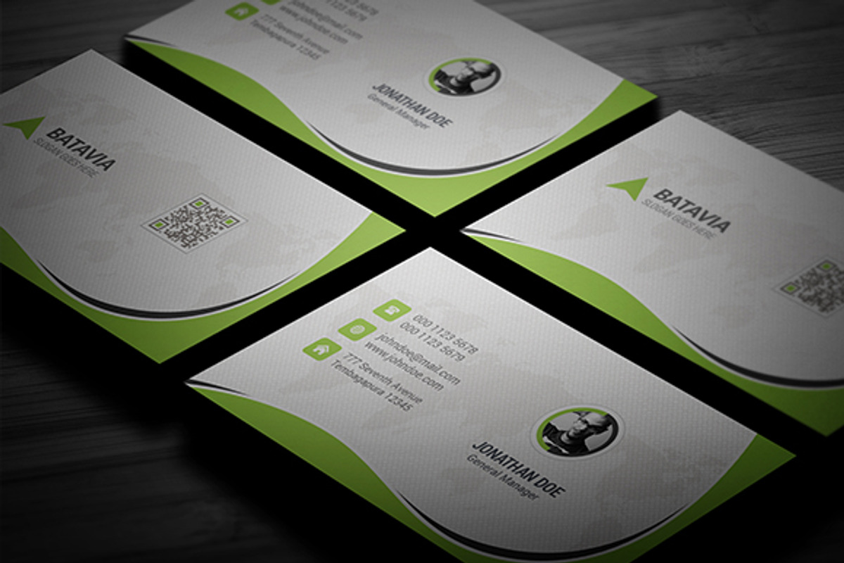 Stylish Corporate Business Card, a Business Card Template by InfinityArt (Photo 2 of 4)