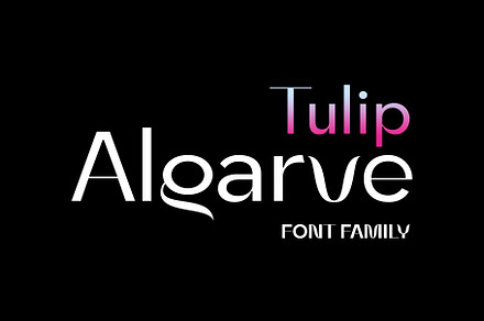 Tulip Algarve Font Family
