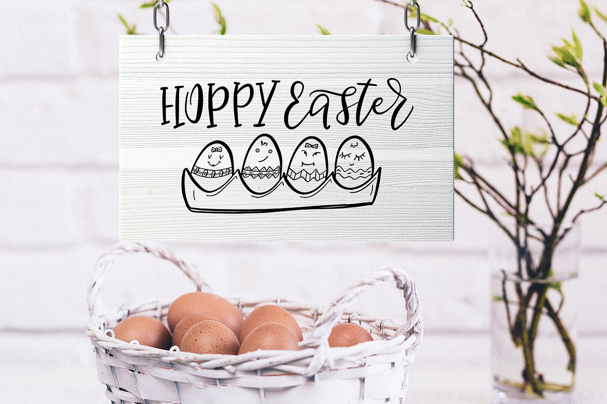Fresh Eggs - Easter design kit, an Object Graphic by Gray Cat Graphics (Photo 5 of 15)