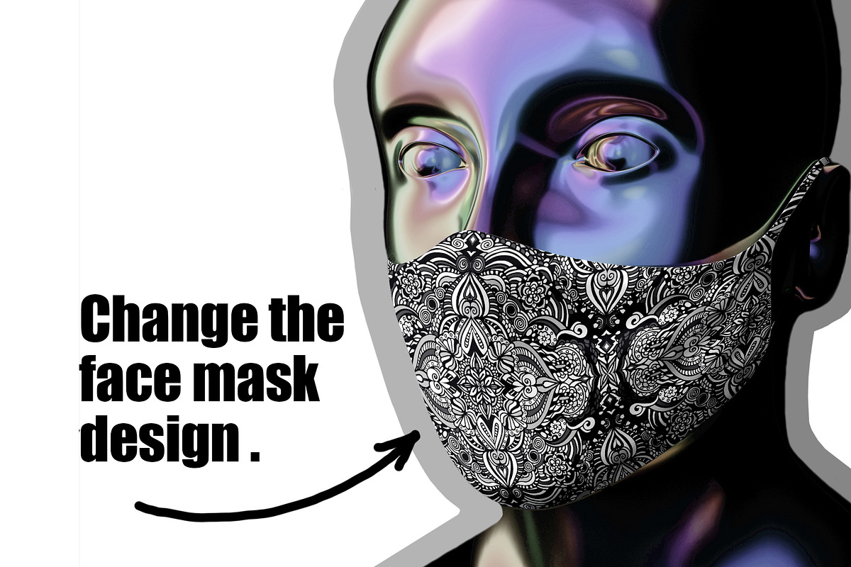 Face Mack NEW trand, a Mask Mockup by Radmila (Photo 10 of 11)