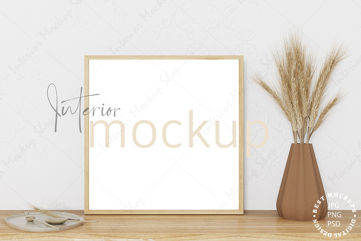 Mockup Frame In Boho Style, a Print Template by Mockup Shop (Photo 1 of 2)