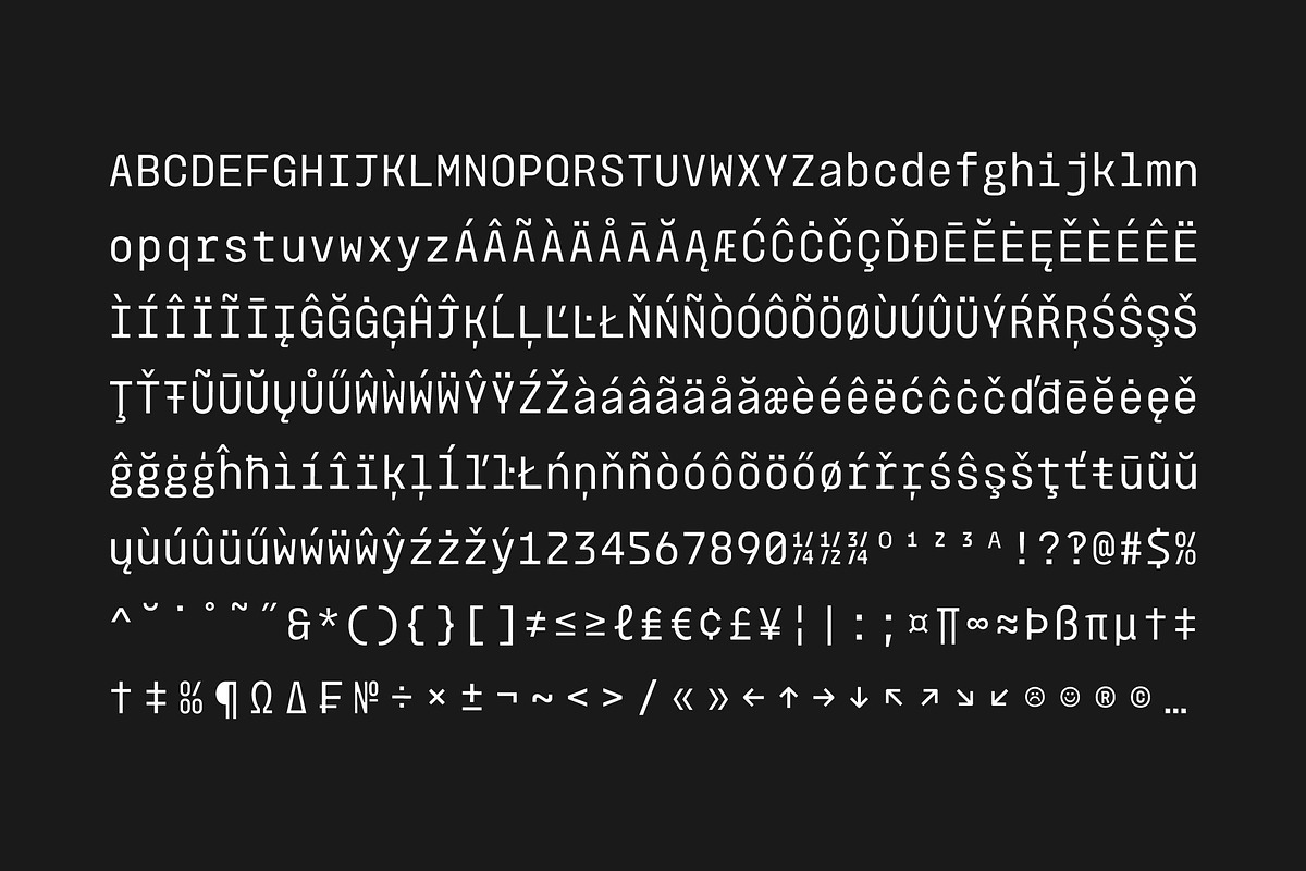 Monoblock, a Font by Glowtype (Photo 10 of 10)